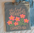 THE LORD IS GREATER THAN THE GIANTS YOU FACE