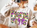 BRUSHSTROKE MARDI GRAS COQUETTE