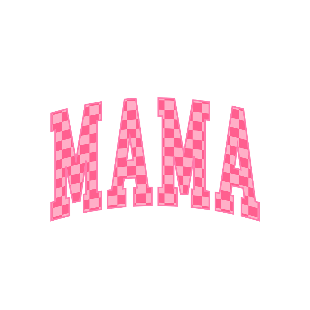 NEON CHECKERED MAMA
