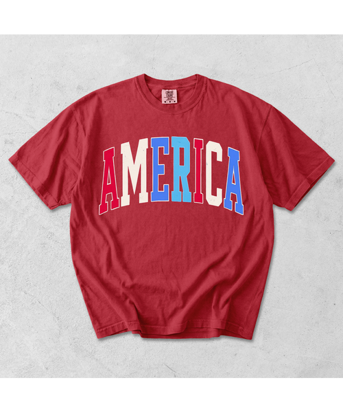 BLOCK AMERICA (DISTRESSED & SOLID)