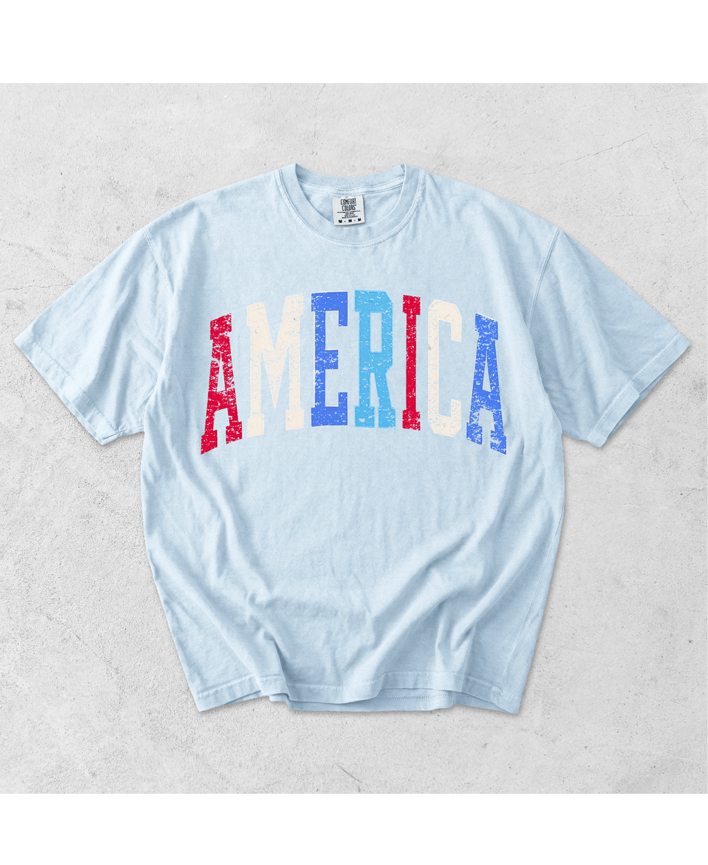 BLOCK AMERICA (DISTRESSED & SOLID)