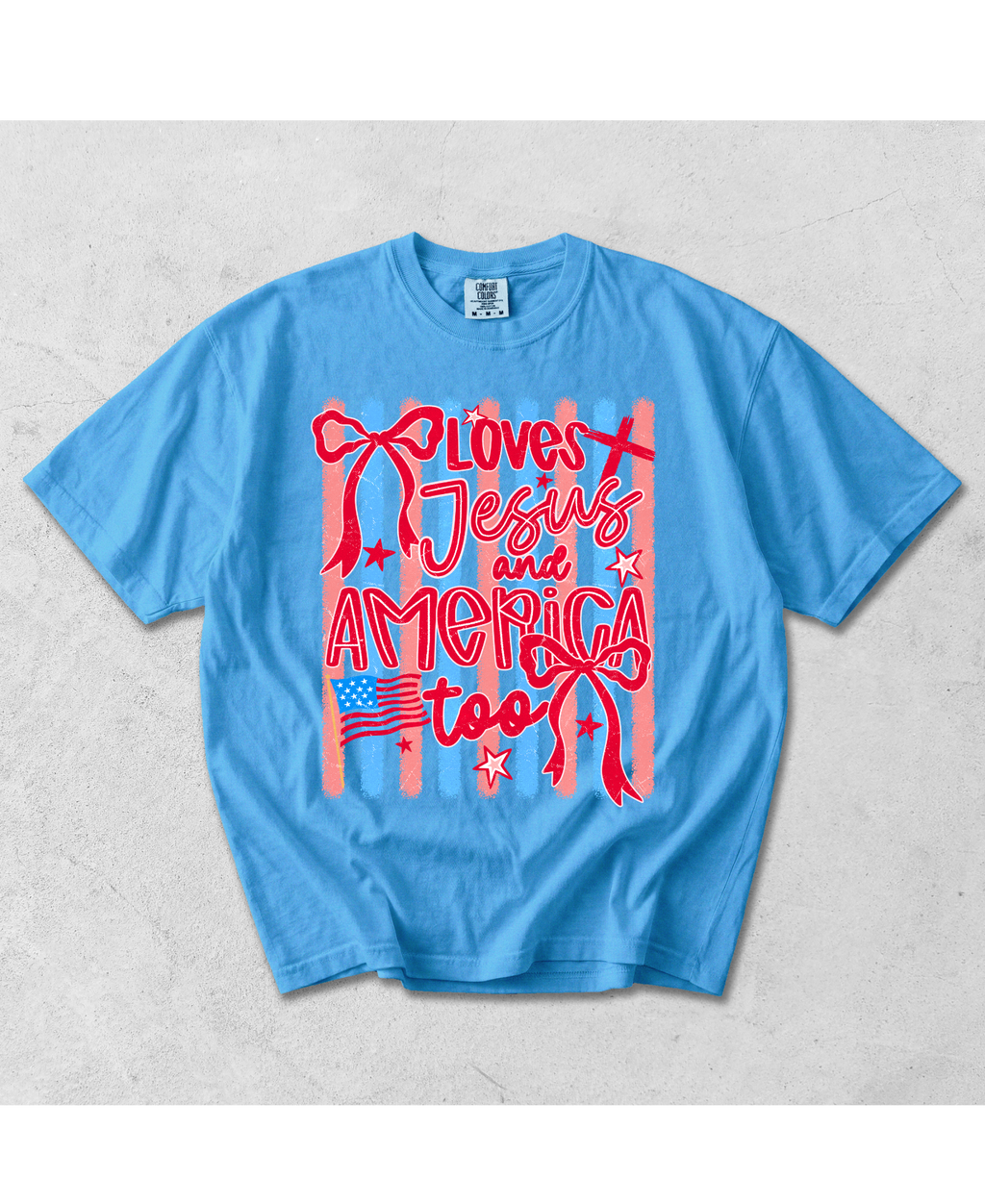 LOVES JESUS AND AMERICA TOO