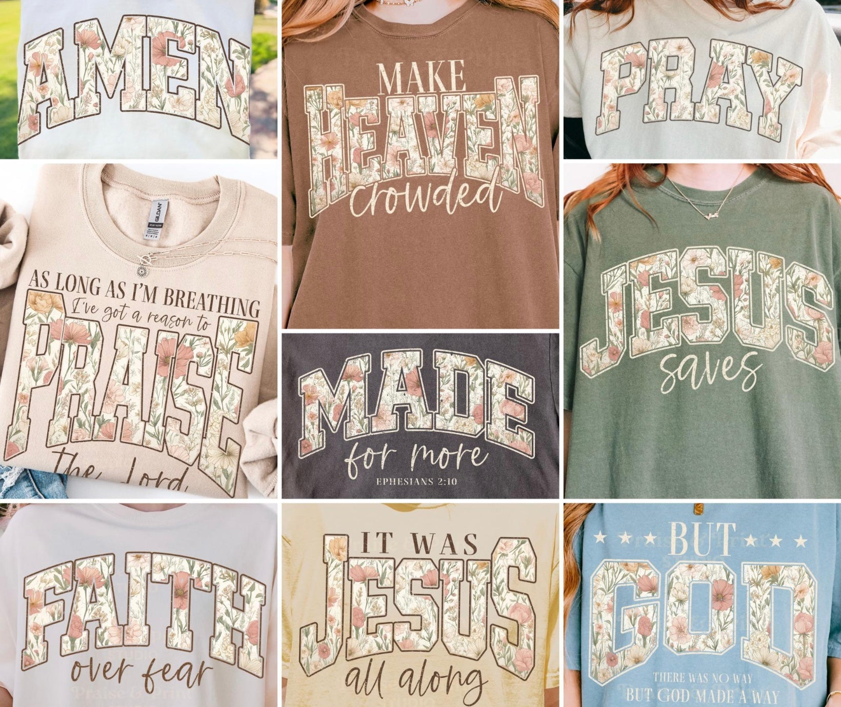 CHRISTIAN FLORAL BUNDLE