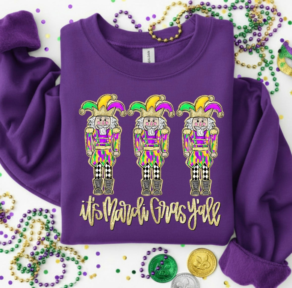 ITS MARD I GRAS YALL NUTCRACKERS