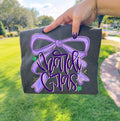 MARDI GRAS OVERSIZED COQUETTE BOW