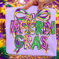 BRUSHSTROKE MARDI GRAS DOODLE