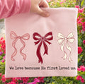 VALENTINE PINK COQUETTE BOWS