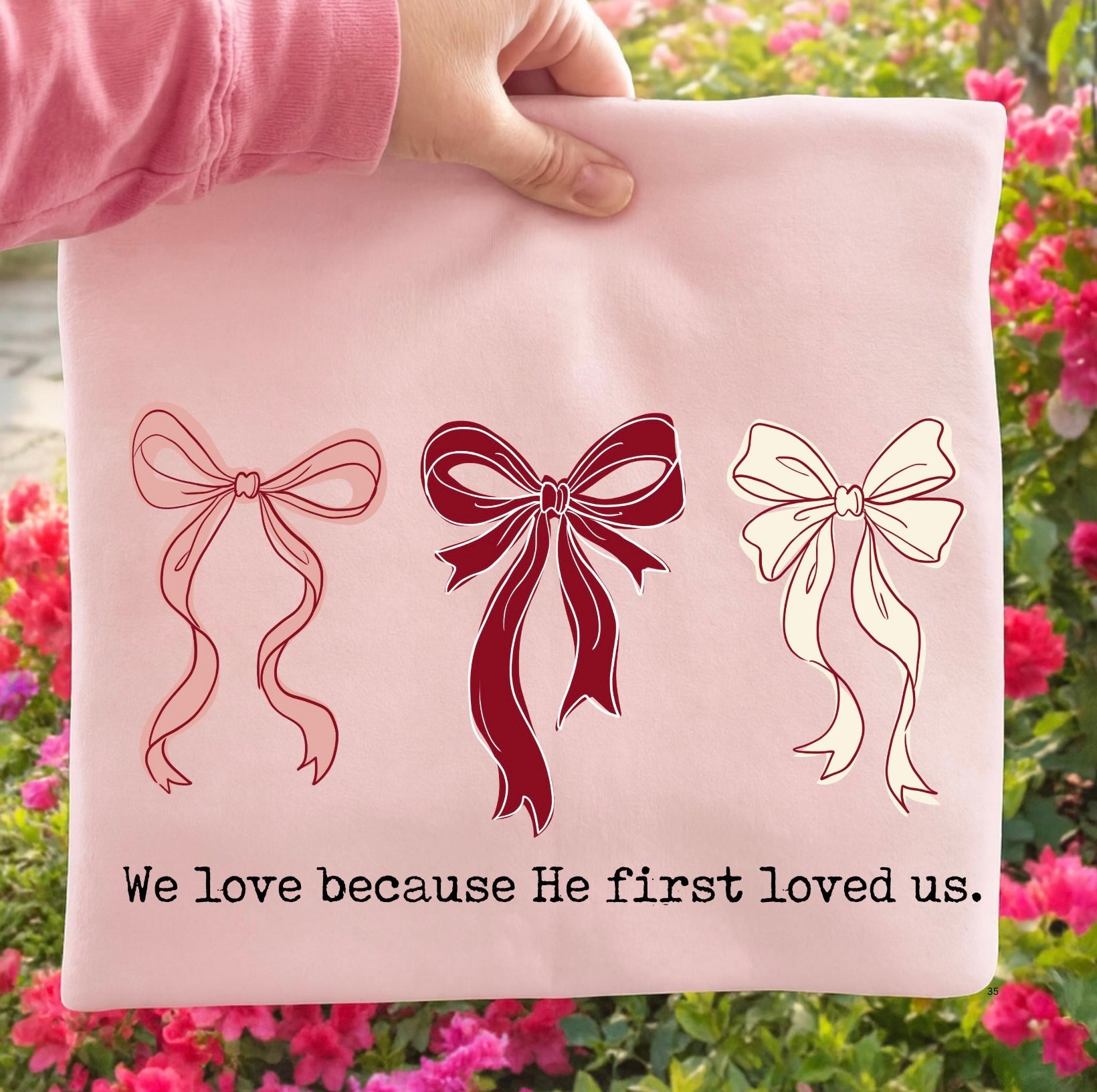 VALENTINE PINK COQUETTE BOWS