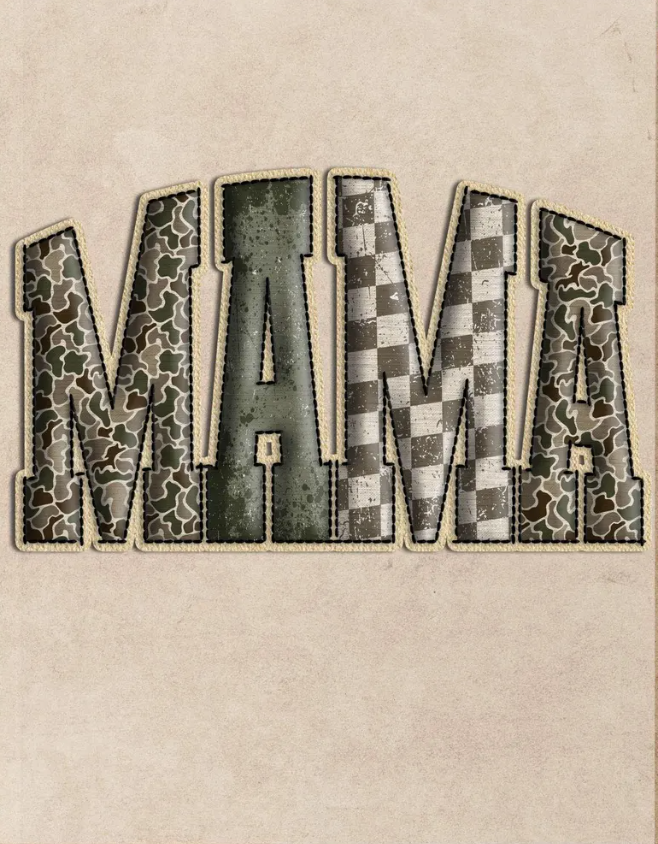 Retro Camo Mama
