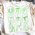 COQUETTE ST PATRICKS DOODLES