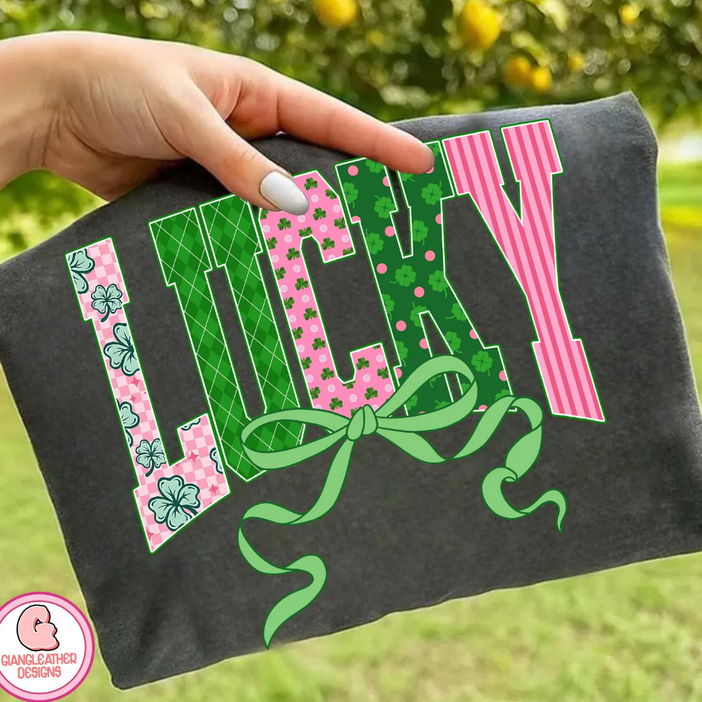 PATTERNED LUCKY W/ BOW