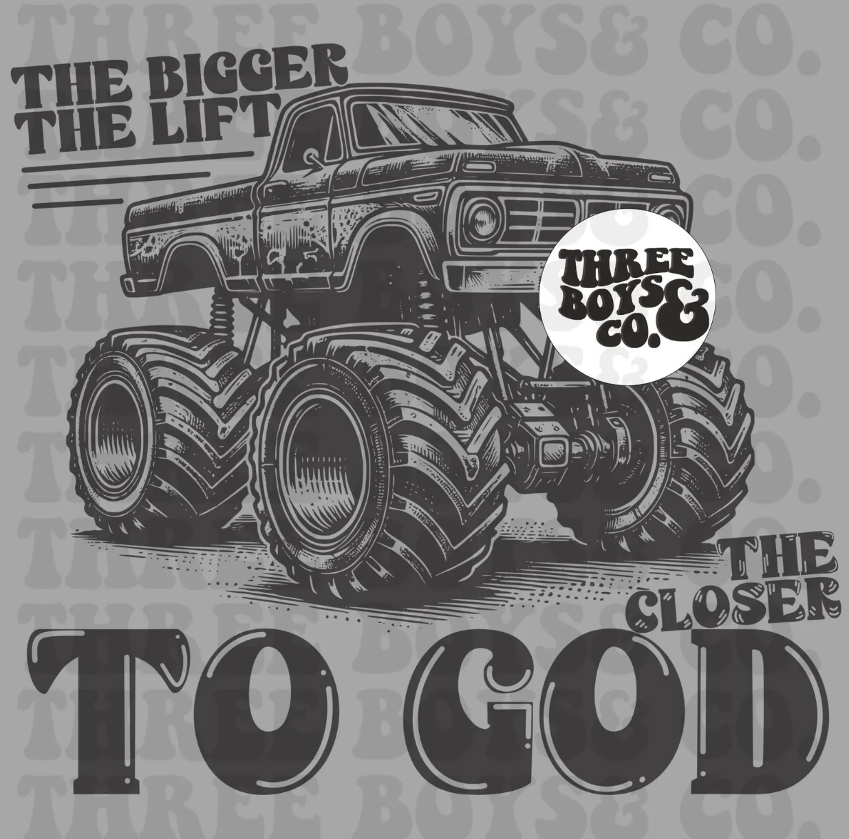 THE BIGGER THE LIFT THE CLOSER TO GOD