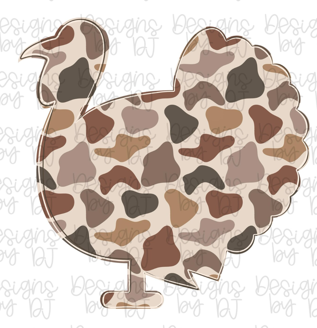 RETRO CAMO TURKEY