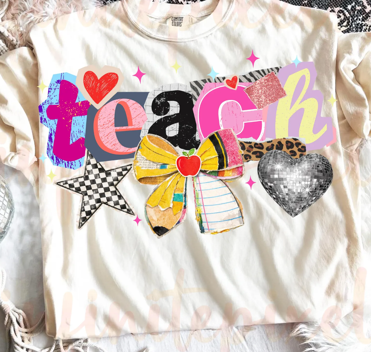 RETRO TEACH PRINT