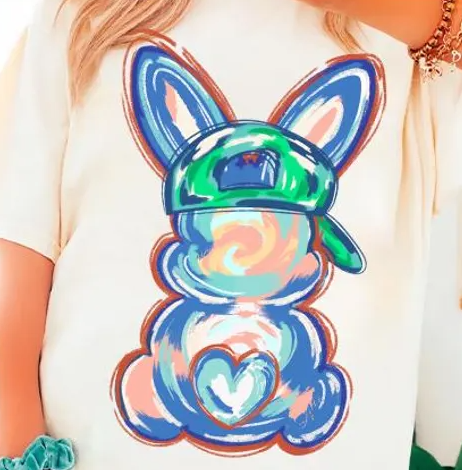 BRUSHSTROKE BOY BUNNY