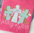 VICTORY IN JESUS TRIPLE CROSS COLLAGE