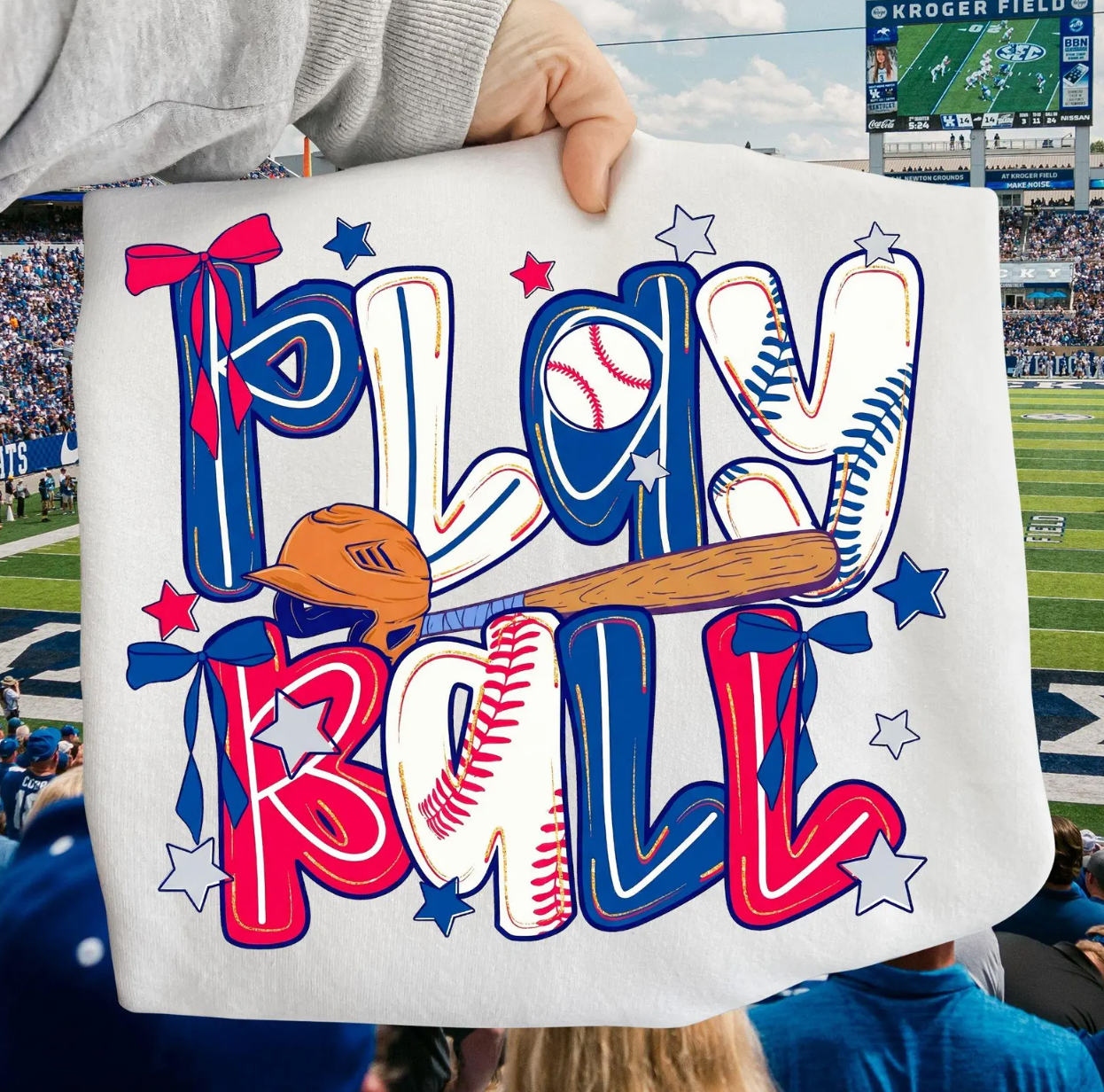 PLAY BALL PATTERNED DESIGN