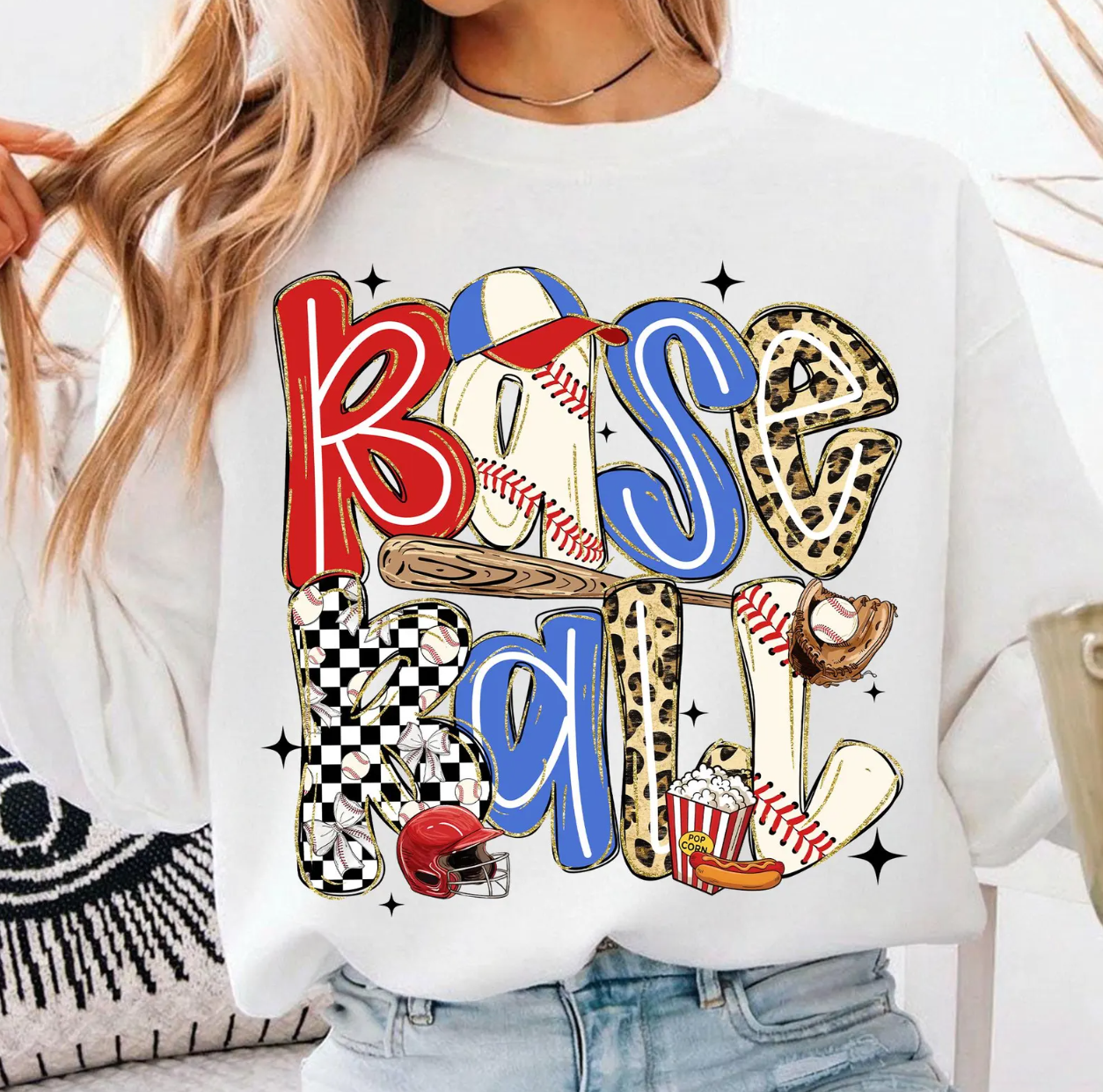 PATTERNED BASEBALL DESIGN 2