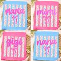 FLORAL STIRPPED FRAME MOM BUNDLE