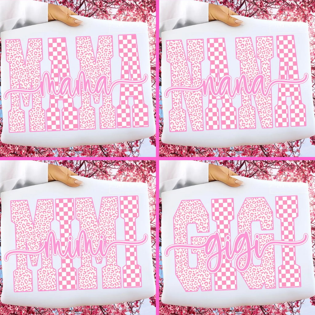 PINK CHECKERED MOM BUNDLE