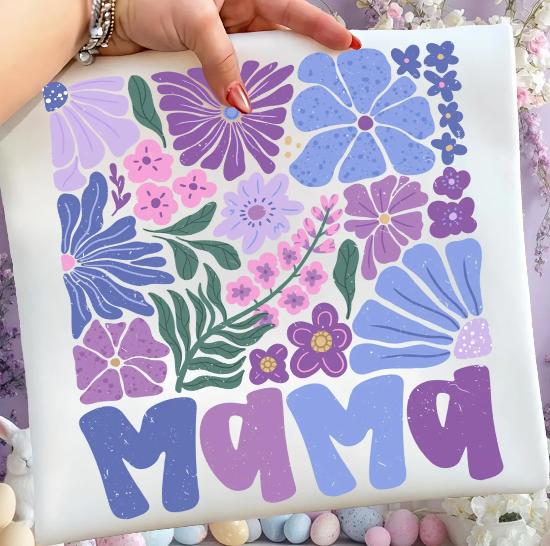 PURPLE FLOWER MAMA THEME