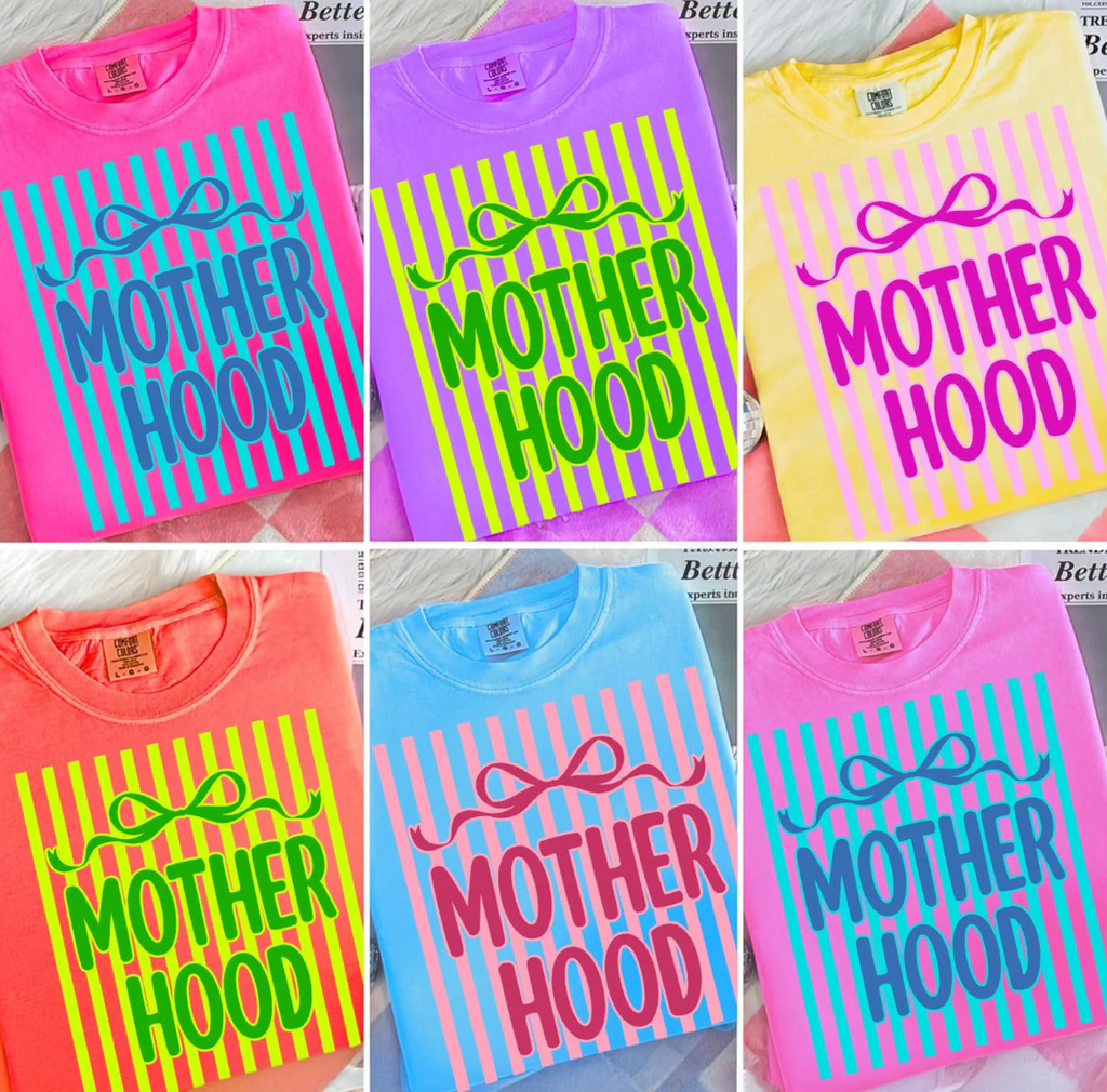 NEON MOTHERHOOD STRIPPED FRAME