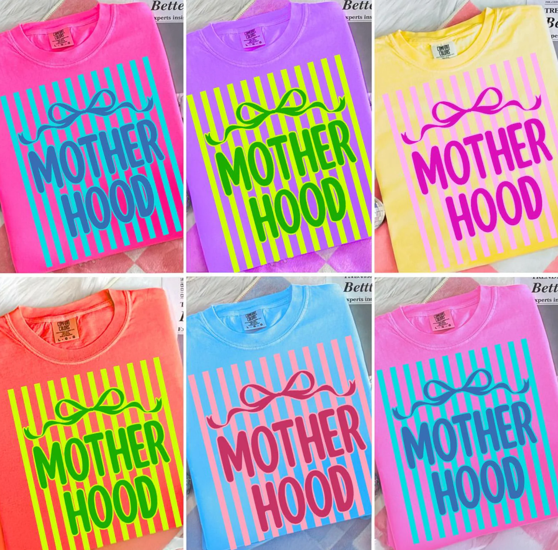 NEON MOTHERHOOD STRIPPED FRAME