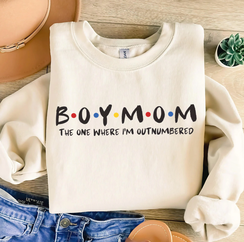FRIENDS THEME BOY MOM