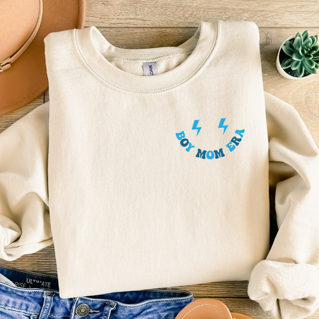 IN MY BOY MOM ERA W/POCKET DESIGN