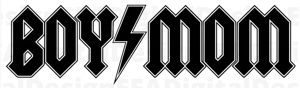 ACDC THEME BOY MOM