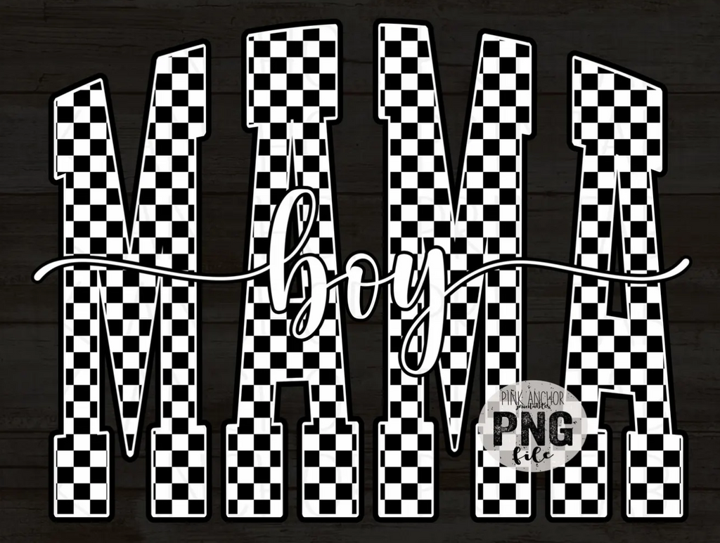 CHECKERED BOY MAMA