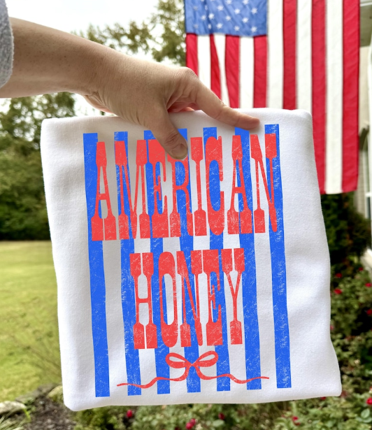 AMERICAN HONEY (RED ON BLUE & BLUE ON RED)