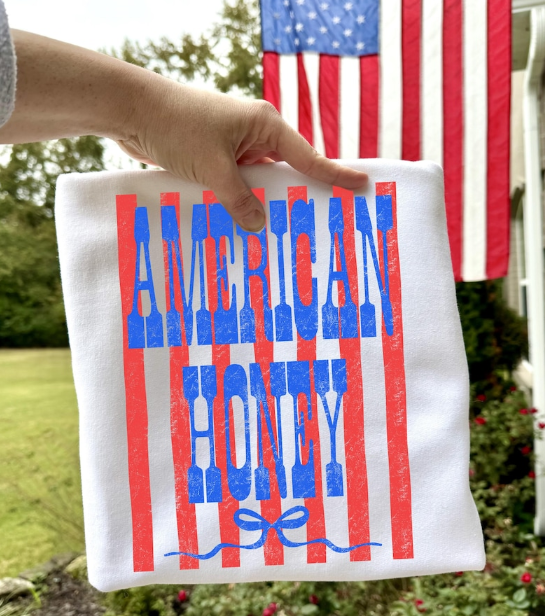 AMERICAN HONEY (RED ON BLUE & BLUE ON RED)